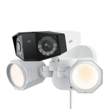 Reolink Floodlight Series F750P 2x8MP AI ulkokamera LED-kohdevaloilla (Duo Floodlight PoE)