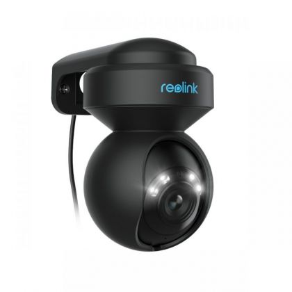 Reolink E Series E540-B 5MP PTZ Auto Tracking AI WiFi kamera LED-kohdevaloilla (E1 Outdoor) (musta)